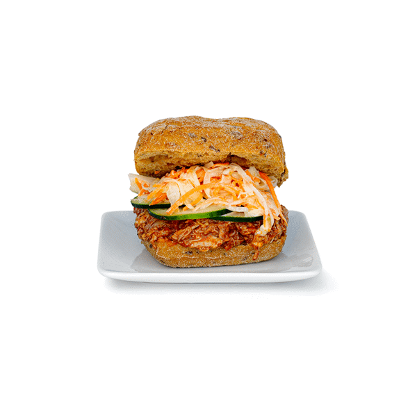 Pulled Barbecue Chicken Sliders (Single-Serve)