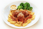 Turkey Meatballs with Penne