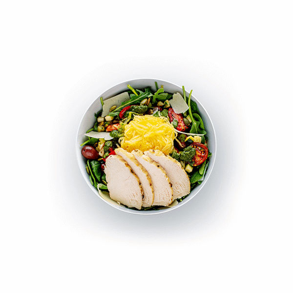 Pesto Spaghetti Squash Salad