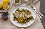 Zaatar Chicken with Quinoa Tabbouleh