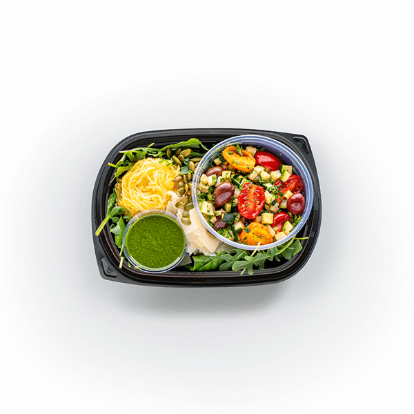 Pesto Spaghetti Squash Salad