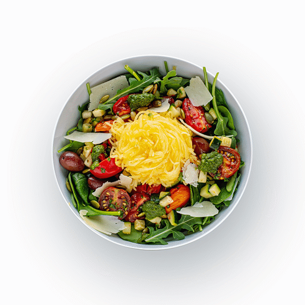 Pesto Spaghetti Squash Salad