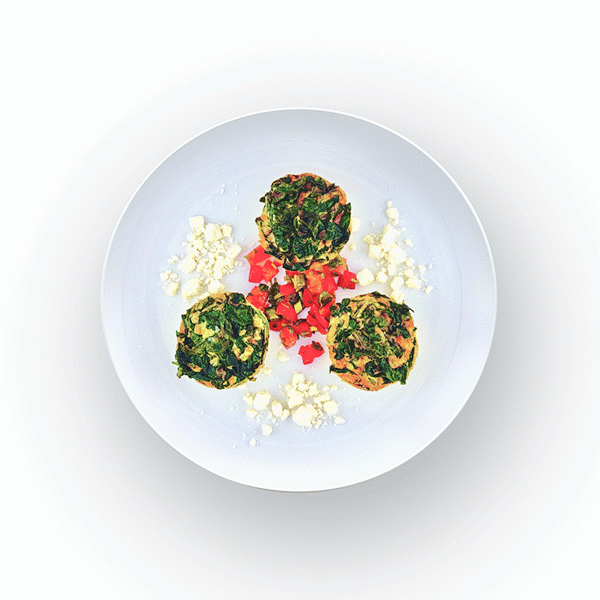 Spinach Scrambled Eggs