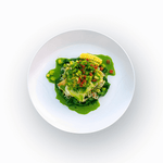 Sea Bass with Pineapple Green Sauce