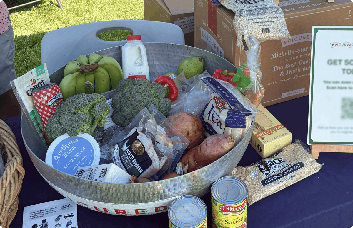 An Epicured grocery delivery